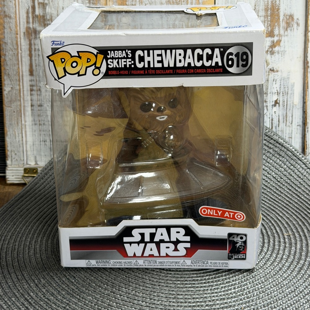 Funko Pop Star Wars Chewbacca Jabba's Skiff 619 Target Exclusive Return of Jedi